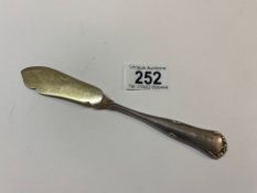 An Adolf Hitler gilded knife marked AH, Wellner 100, (approx 33.9g)