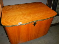 A 1960'S linen box, COLLECT ONLY.