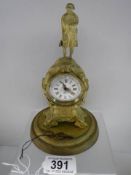 A superb quality 19th century clock surmounted with a male figure by Thos. Whitfield.