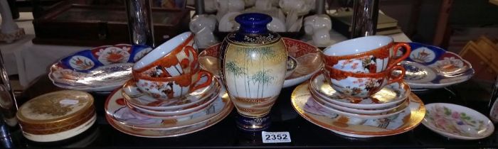A collection of Japanese and Chinese pottery and china