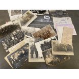 A nice collection of WW1 German postcards including (of soldiers) and letters