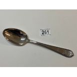 An Adolf Hitler spoon, marked AH, Wellner 90, (approx 76g)