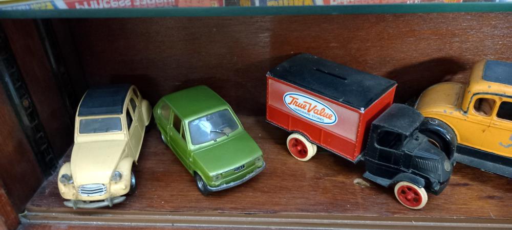 A Polistil Fiat 126 & Citroen 2CV Hubley Ford model A etc. - Image 2 of 4