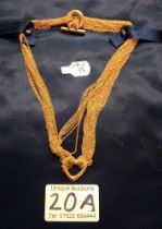 An 18ct gold Tiffany necklace (41.64gms)