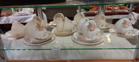 A 35 piece tea set by Fenton