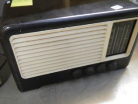 An old bakelite radio.