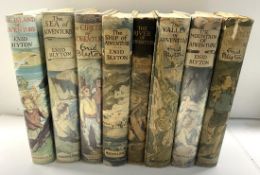 A set of eight Enid Blyton Adventure Series books, all first editions, all with dust jackets