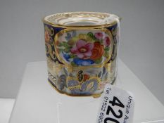 An early Crown Staffordshire ink pot.