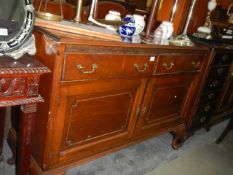 A mid 20th century mahogany sideboard, COLLECT ONLY.