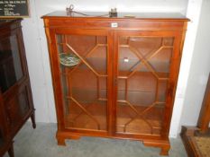 A late 20th century display cabinet, COLLECT ONLY.