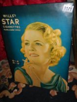 An old Wills cigarette poster. COLLECT ONLY.