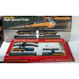 A Hornby railways '00' gauge R673 high speed train set & R695 Intercity 125 high speed train set