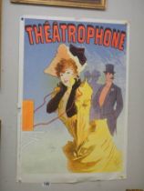 A "Theatrephone" poster.