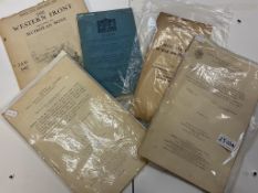 A interesting collection of Military ephemera including Fleets documents dated 1899, 1914 & 1939 etc
