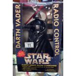 A boxed Star Wars Darth Vader radio command