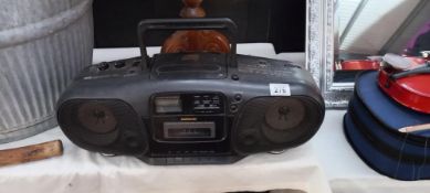 A Samsung compact disc ghetto blaster COLLECT ONLY