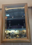 A gilt framed bevel edge mirror COLLECT ONLY
