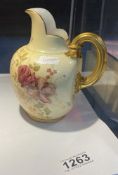 A Royal Worcester jug rd no 29114, marked 1094