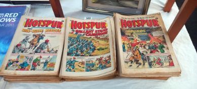 A collection of Hotspur comics (approximately 125 issues) from 6/11/65 to 10/8/68
