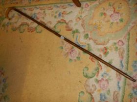 An old walking stick.