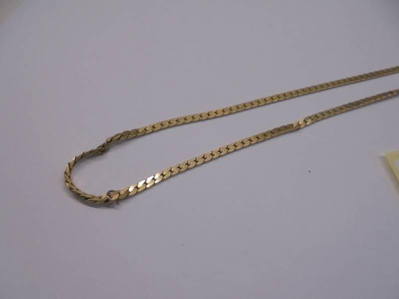 A 9ct gold necklace, 11.3 grams. - Image 2 of 2