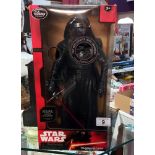 A boxed Star Wars talking Kylo Ren in working order