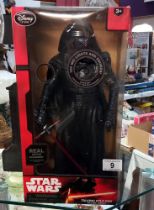 A boxed Star Wars talking Kylo Ren in working order