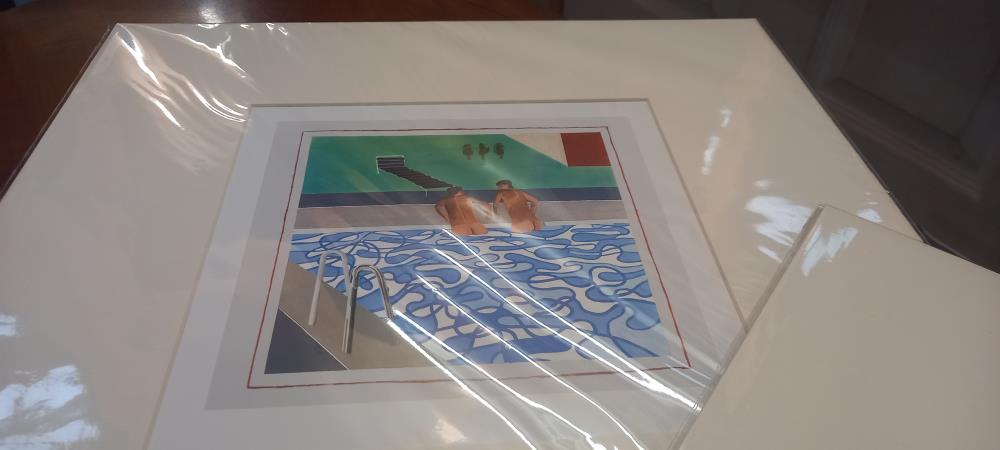 Collection of 4 x pop art prints consisting of 1 x Andy Warhol 'Say Pepsi please', 1 x David Hockney - Image 4 of 4