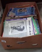 A large lot of sheet music