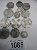 Approximately 86 grams of silver coins,