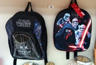 2 new Star Wars back packs