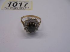 A 9ct gold ring, size N, 2.58 grams.