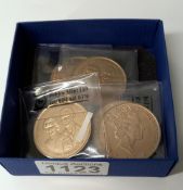 5 Isle of Man 1997 Golden Wedding £5 coins