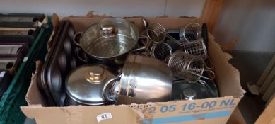 A good lot of saucepans etc COLLECT ONLY