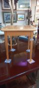 A light oak side table COLLECT ONLY