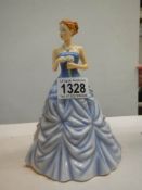 A Royal Doulton birthstone series figurine - March Aquamarine.