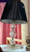An artistic acrylic table lamp COLLECT ONLY