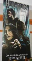 A Harry Potter and the Deathly Hallows Part 1 standee featuring Snape, Voldermort etc., COLLECT
