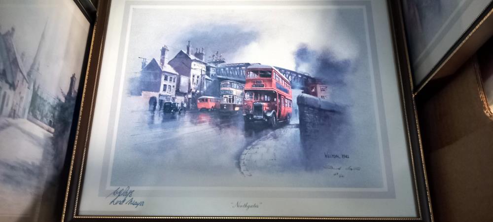 Eight framed and glazed prints including London scenes, COLLECT ONLY - Image 9 of 9