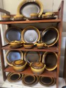 A Wedgwood Sienna dinner set approx 37 pieces