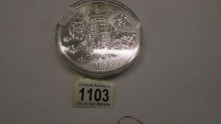 A 10 0z .999 silver 2020 Royal Arms coin.