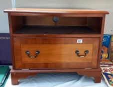 A single drawer television cabinet. COLLECT ONLY