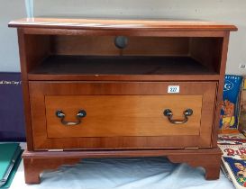 A single drawer television cabinet. COLLECT ONLY