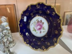 An early Royal Worcester cabinet plate marked 7832
