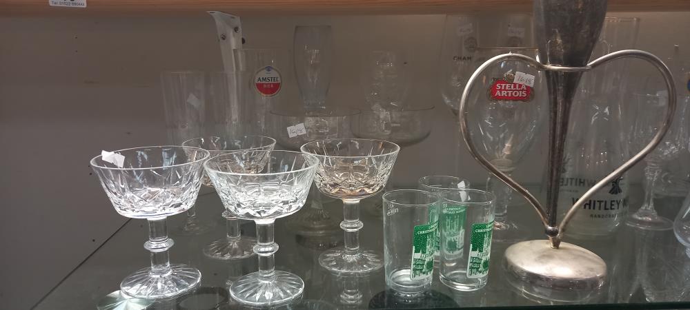 2 shelves of glassware - Image 2 of 5