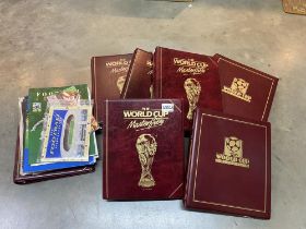 A good collection of World Cup Stamps including 6 albums of Masterfile Stamps and others.