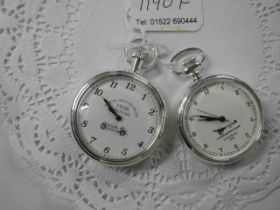 Two modern pocket watches.