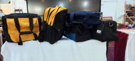 A good lot of holdalls and backpacks