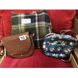 Three ladies handbags including Cath Kidston