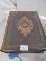 A 19th century family Bible.